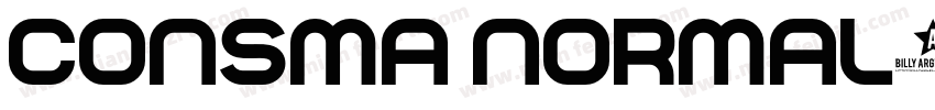 consma normal字体转换
